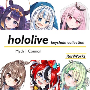 hololive EN Myth Council - Anime Acrylic Keychain