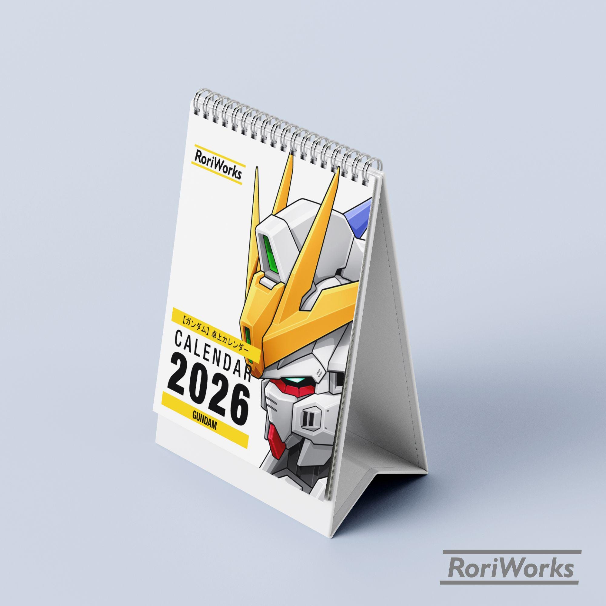 Mini Desk Calendar 2026 - Gundam - Etsy