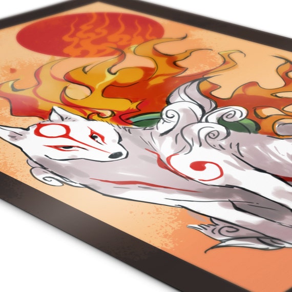 Amaterasu [ookami] - Anime Art Print - Etsy