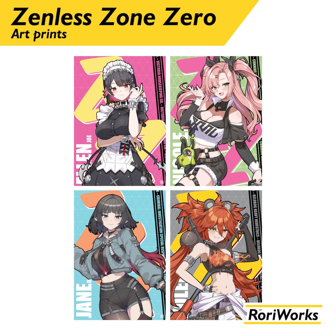 Zenless Zone Zero | ZZZ - Anime Art Print - Etsy