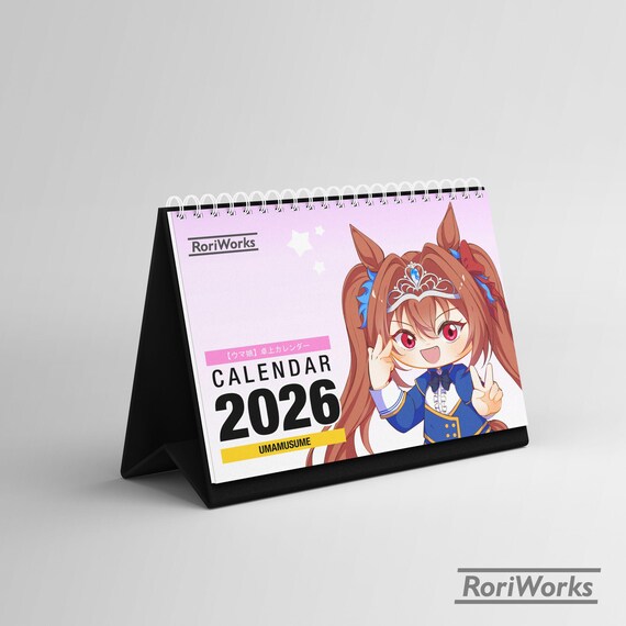 卓上カレンダー2026 ウマ娘 - Etsy 日本