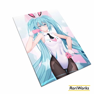 Miku Bunny - Anime Art Print