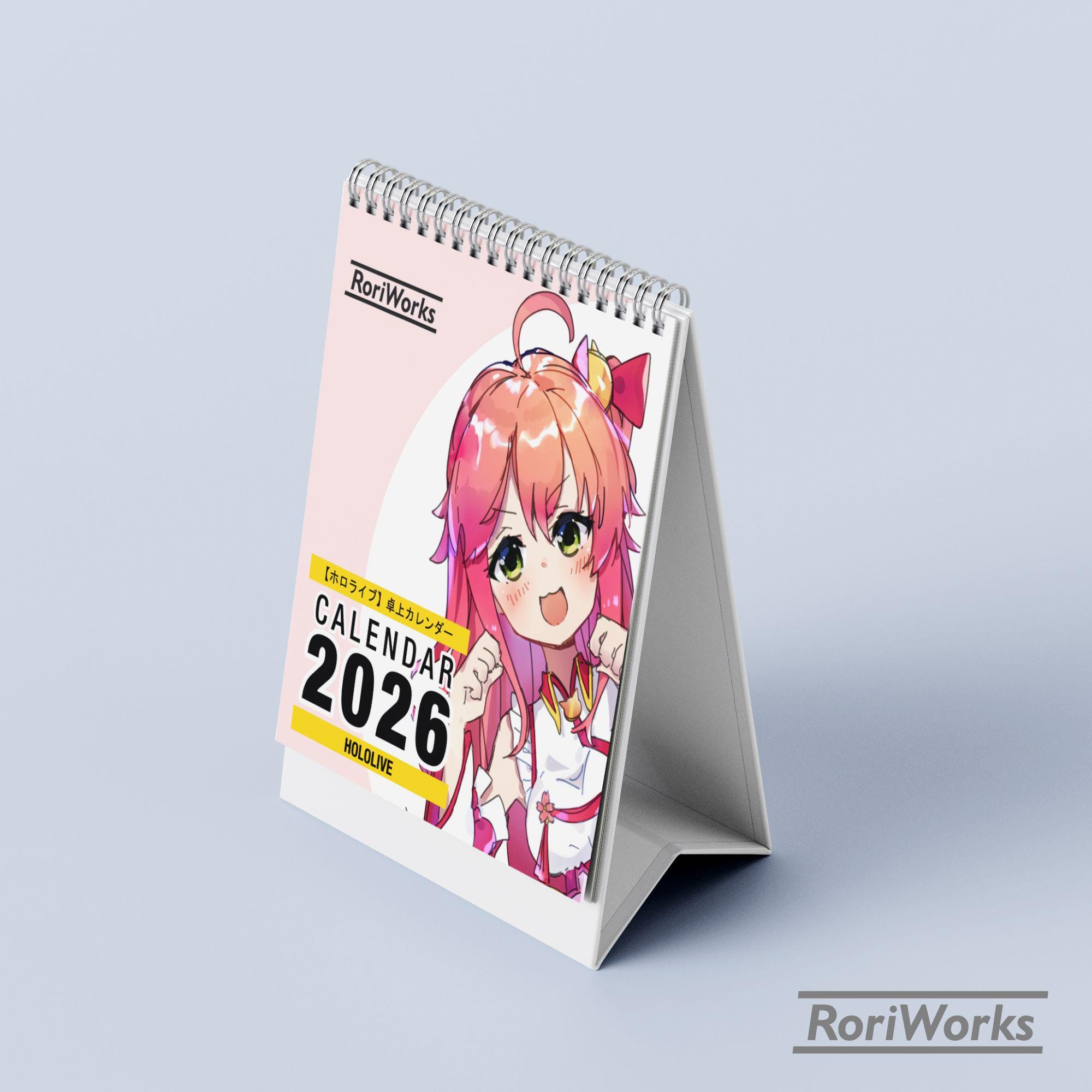 ミニ卓上カレンダー2026 - ホロライブ - Etsy 日本