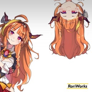 Kiryuu Coco [hololive] - Anime Peeking Sticker