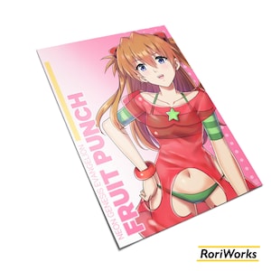 エヴァンゲリオン アスカ アートプリント Asuka poster - Etsy 日本