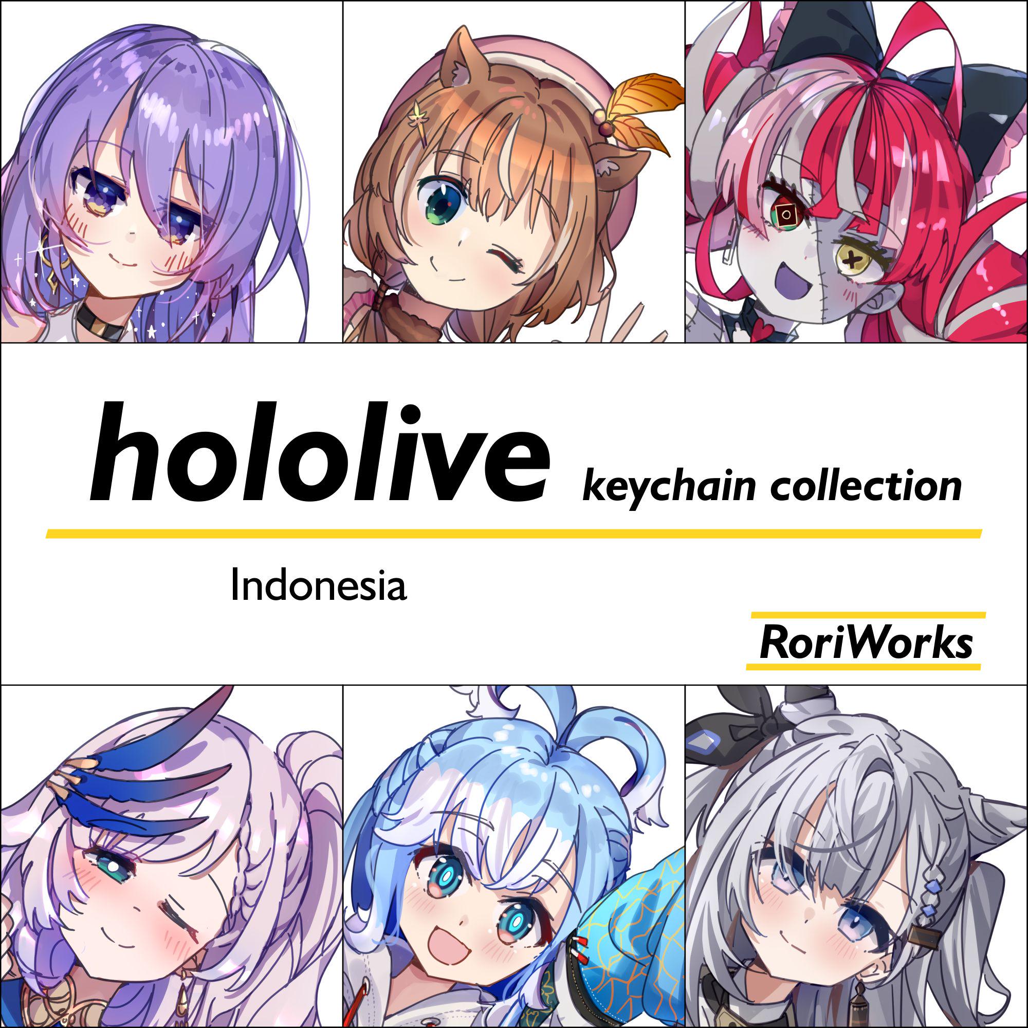 Hololive ID (gen 1, Gen 2, Gen 3) - Anime Acrylic Keychain - Etsy