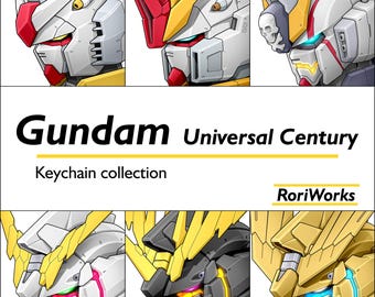 Gundam Head UC | Universal Century  - Anime Keychain