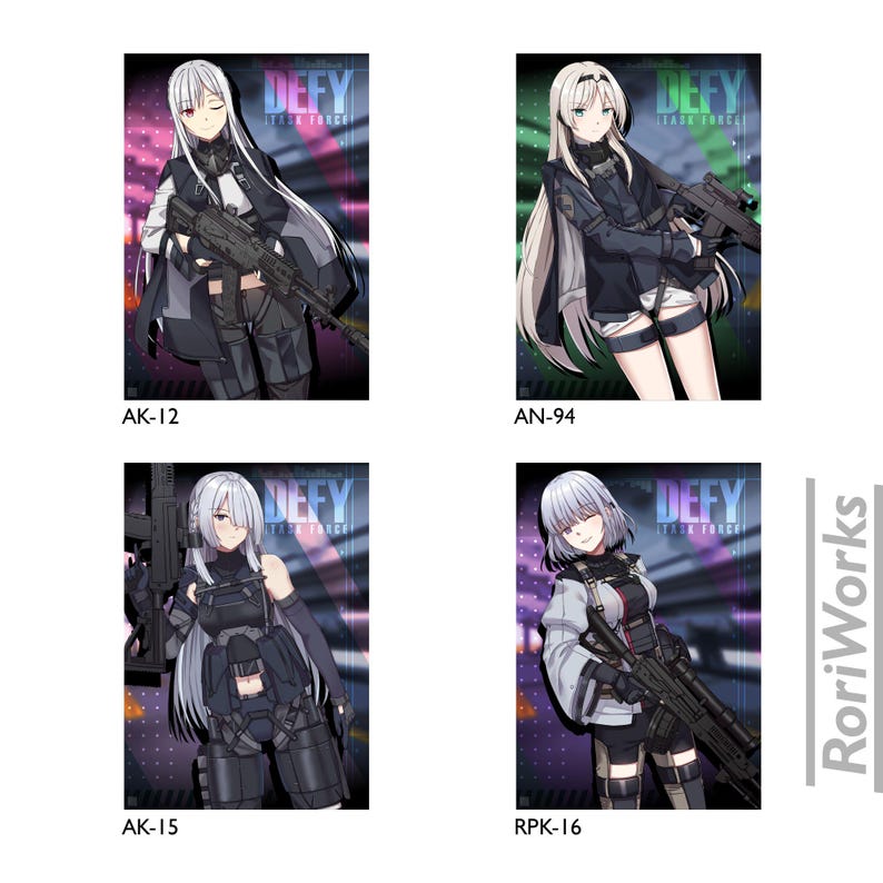 Girls' Frontline - Anime Art Print - Etsy