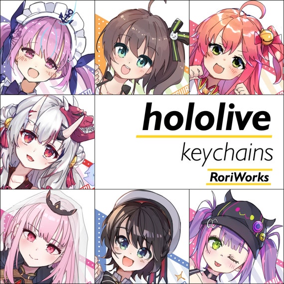 Hololive Part 3 Anime Keychain - Etsy Denmark Hololive Part 3 Anime Keychain - Etsy Denmark