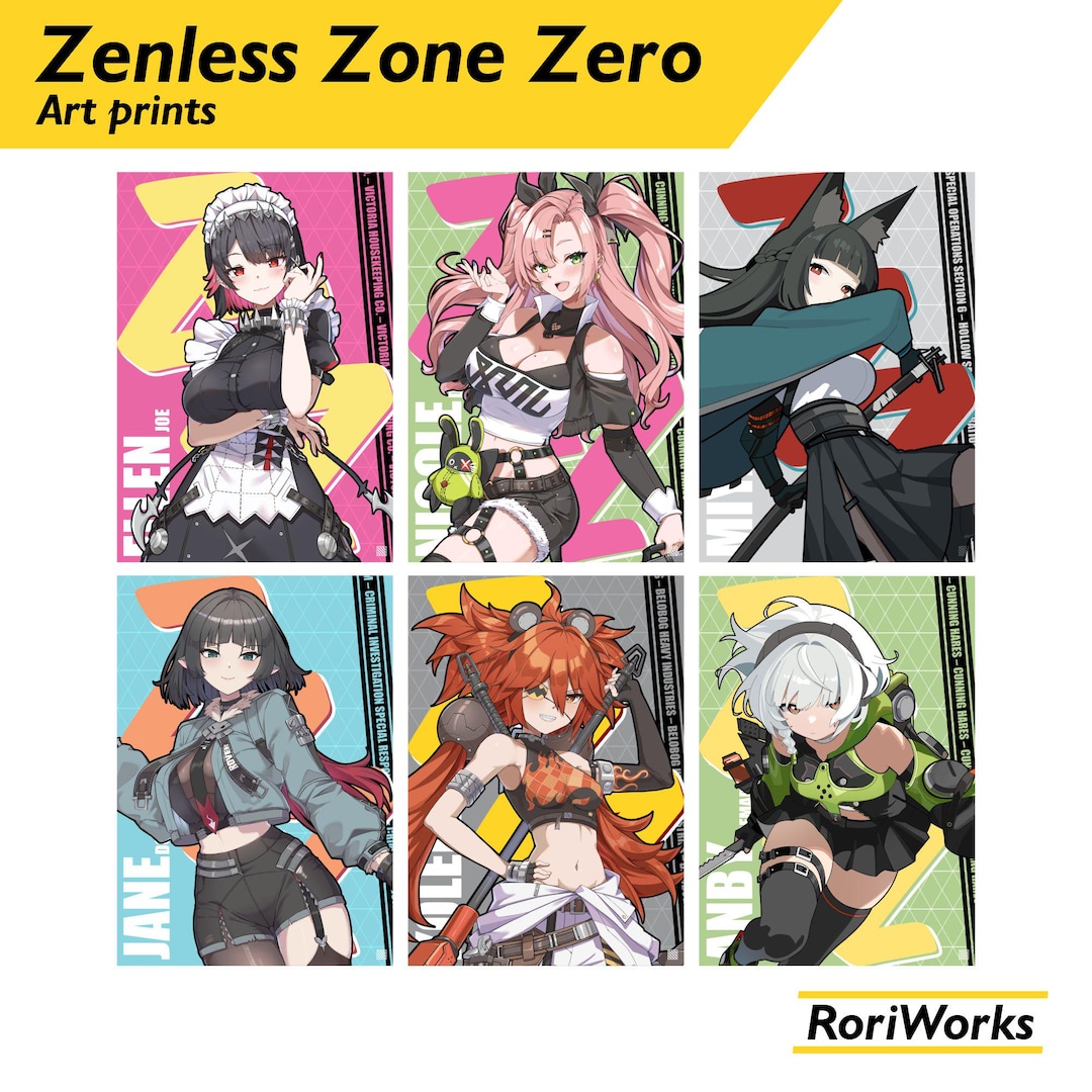 Zenless Zone Zero | ZZZ - Anime Art Print - Etsy