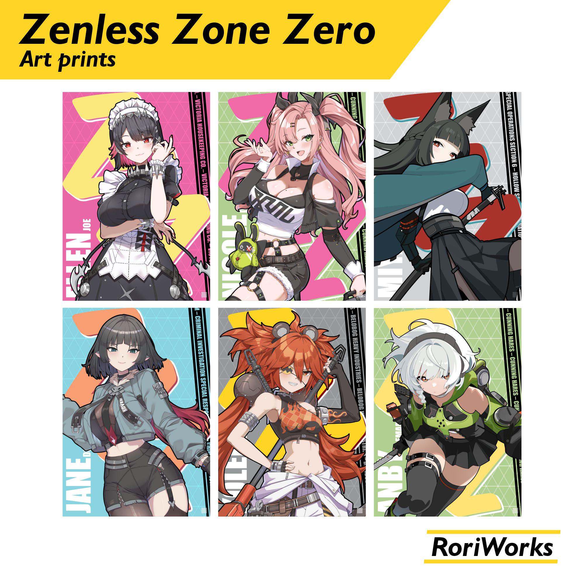 Zenless Zone Zero | ZZZ - アニメアートプリント - Etsy 日本