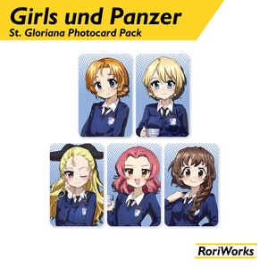 Girls und Panzer | St. Gloriana Pack - Fotokarte