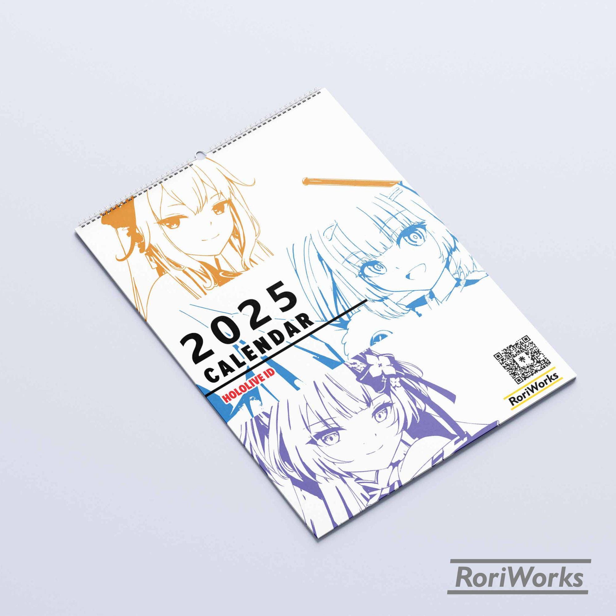 Wall Calendar 2025 - Hololive ID Edition - Etsy
