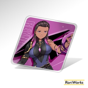 Reyna [Valo] - Anime Acrylic Coaster