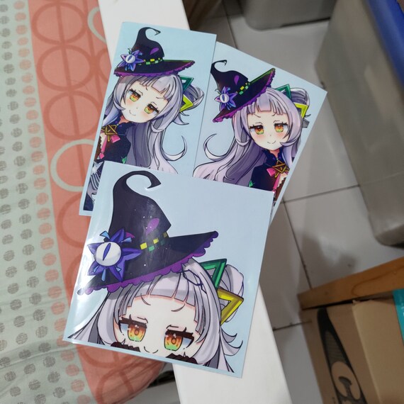 Murasaki Shion - Anime Peeking Sticker - Etsy