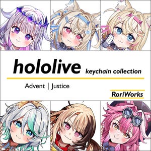 hololive PT Advent Justice - Chaveiro de acrílico anime