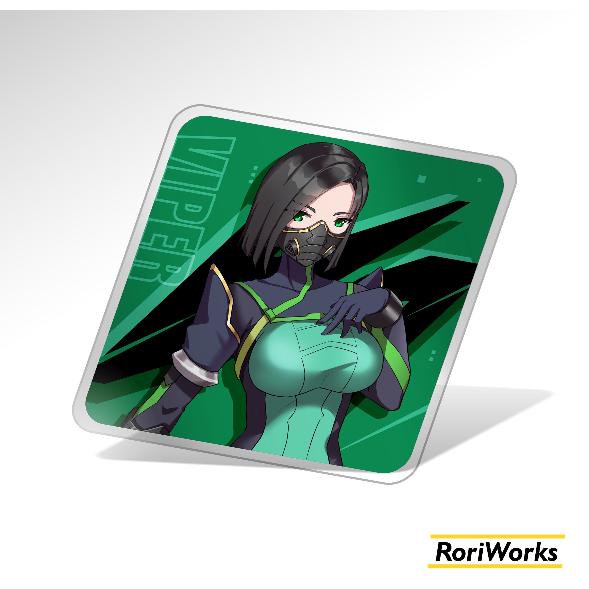 Vermeil Boobarista Anime Acrylic Coaster 