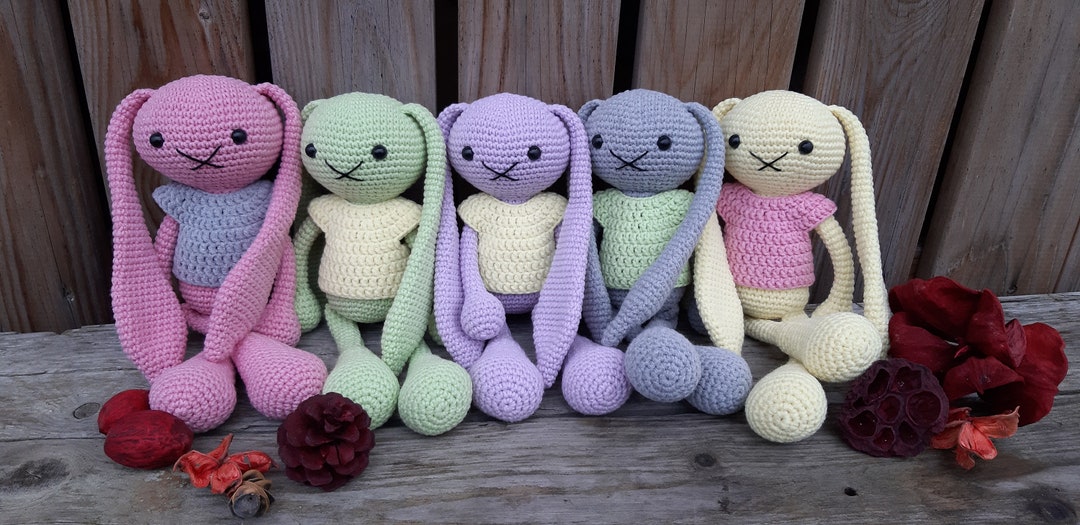 Crocheted Rabbit - Etsy