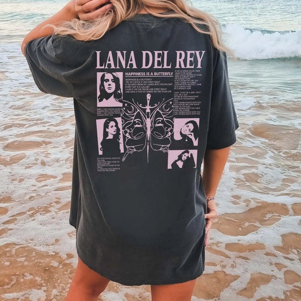 Lana Del Rey Happiness Shirt, Lana Del Rey Ultraviolence, Lana Del Rey Retro Comic Styles, Lana Del Rey Tee, Gift For Fan, Retro 90s Shirt