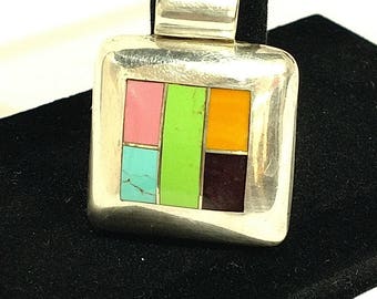 Pendant // sterling silver // 1980's // 1990's // jewelry // necklace