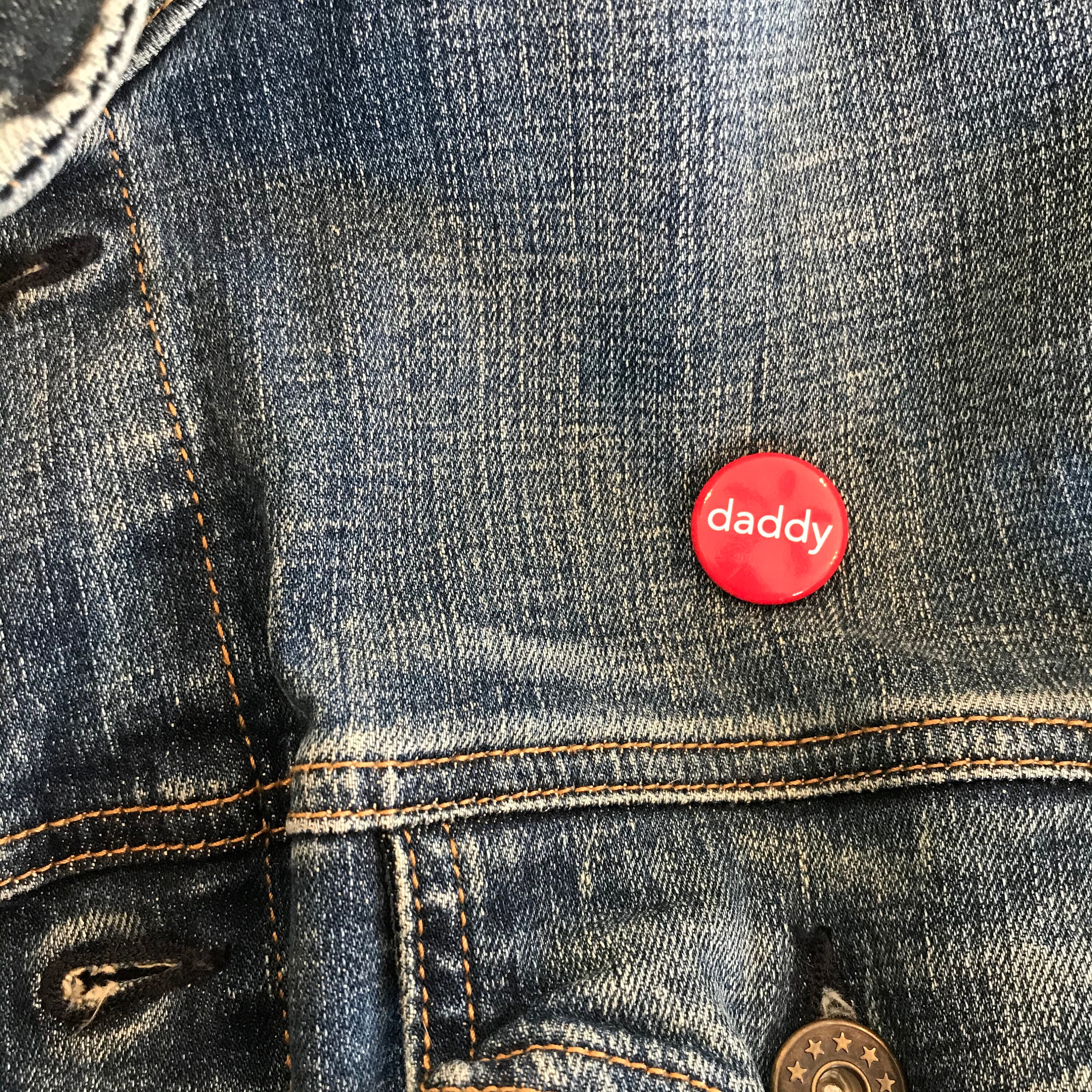 Daddy Pin-back Button - Etsy