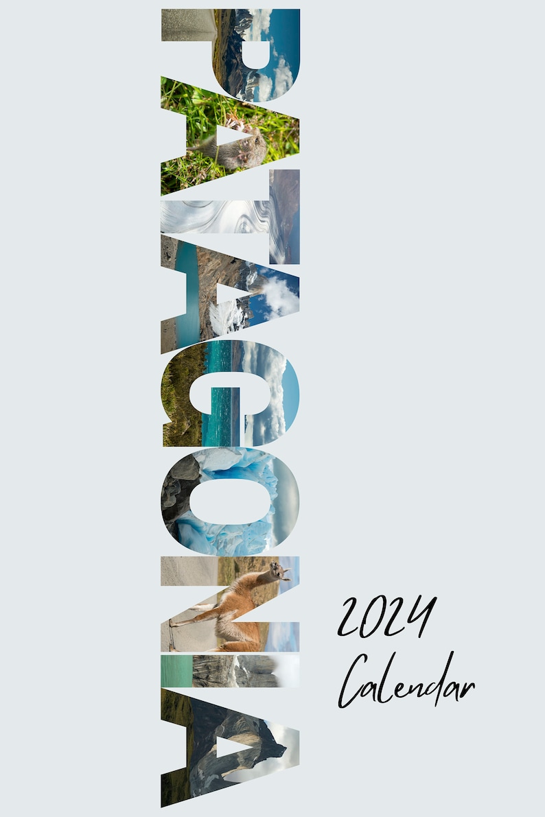 Patagonia 2024 12month Scenic Wall Calendar Scenic Wall Art Holiday