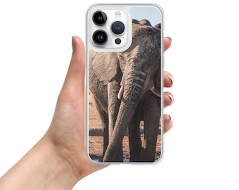 Afrikanischer Elefant Namibia iPhone Schutzhülle | 7/8, X/XS, XR, 11, SE, 12, 13, 14, 15, Mini, Pro, Pro Max | Elefantenliebhaber