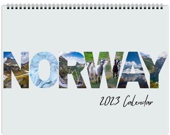Norway 2023 12-Month Scenic Wall Calendar | Scenic Wall Art | Holiday Gift