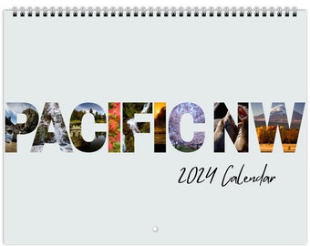 Pacific Northwest 2024 12-Month Scenic Wall Calendar | Scenic Wall Art | Holiday Gift