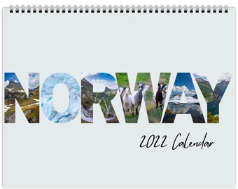 Norway 2022 12-Month Scenic Wall Calendar | Scenic Wall Art | Holiday Gift