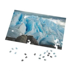 Perito Moreno Blue Glacier Jigsaw Puzzle (252, 500, 1000-Piece) | Patagonia Original Photography | Travel Lovers Gift