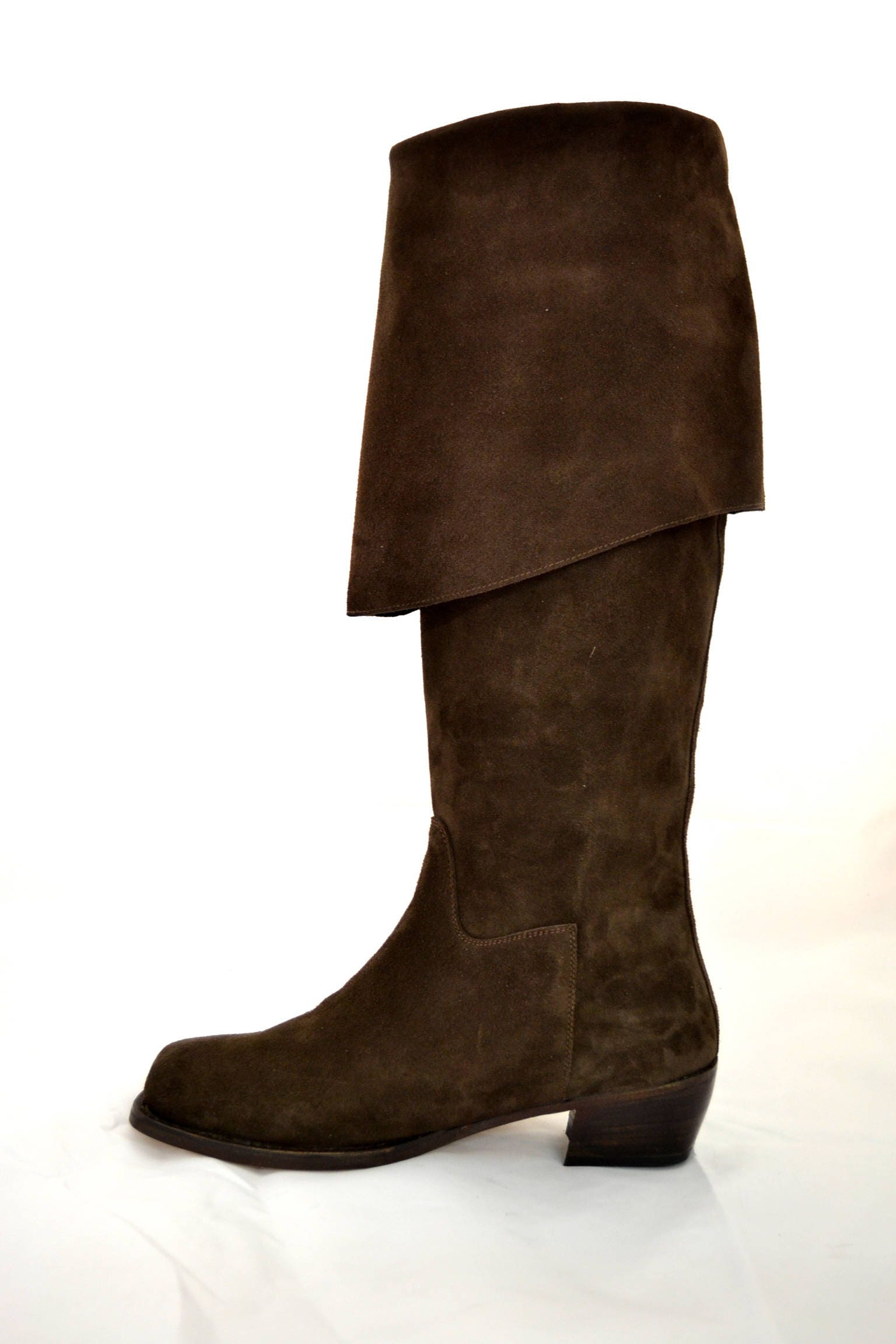 Jack Sparrow Boots DMTNT True Leather Dark Brown Handmade in Etsy