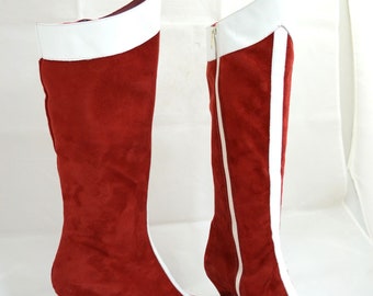 WONDER WOMAN BOOTS, Cosplay True Leather, Leather Lining