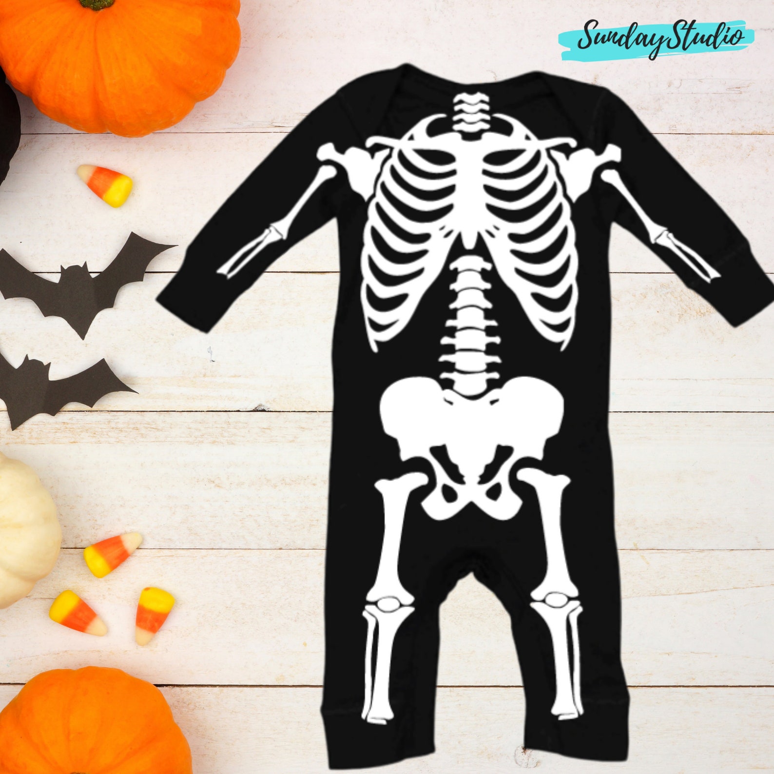 HALLOWEEN BABY COSTUME Skeleton Baby Boy Costume Baby Girl Etsy