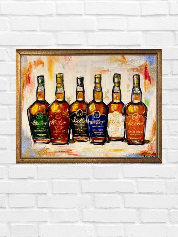 Weller Art Print | Bourbon | 8x10 Original Art | Wall Decor