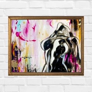Arte mural de mujeres celestiales / Impresión artística original