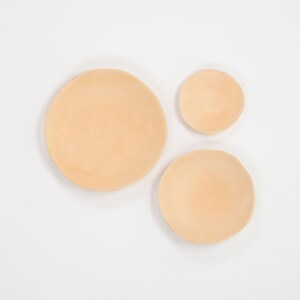 Styling Dish Set ENGOBE Set of 3 mustard matte image 3