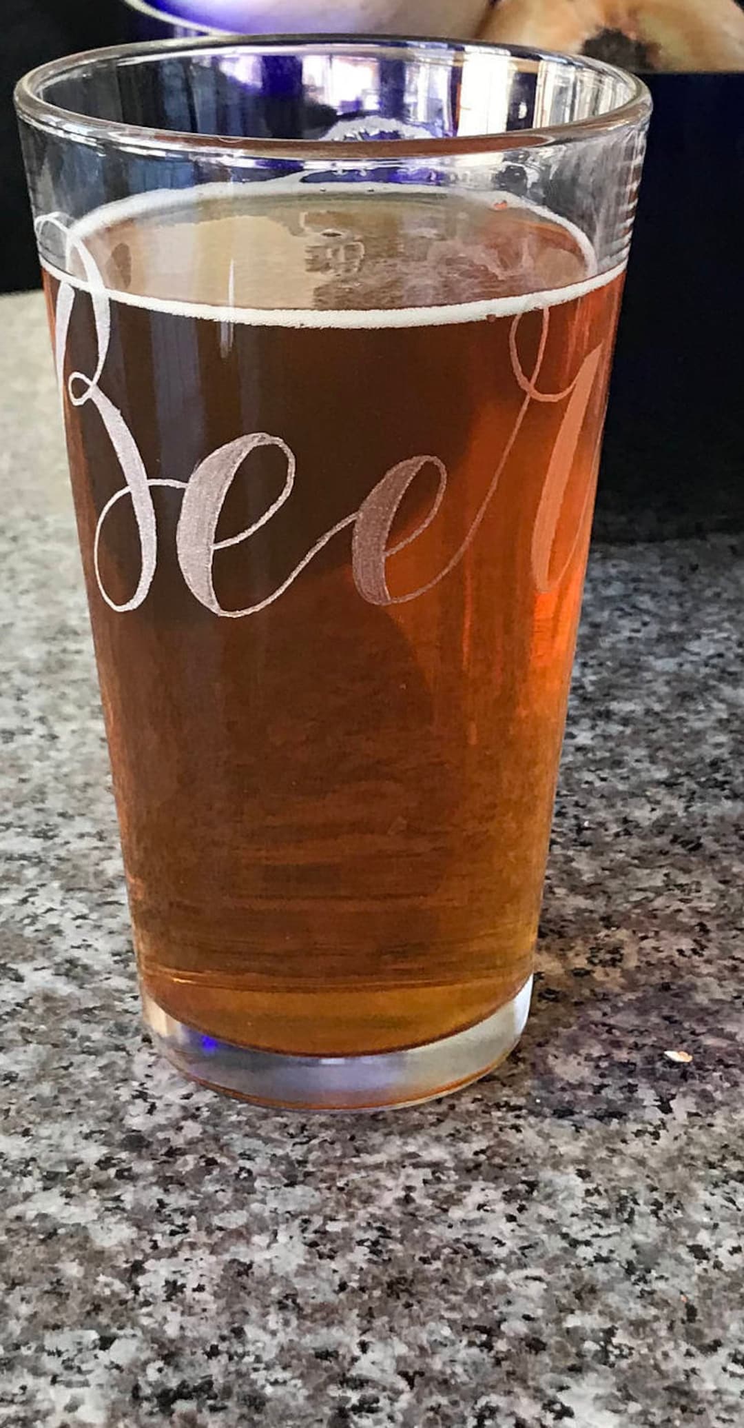 Personalized Beer Glasses Etsy