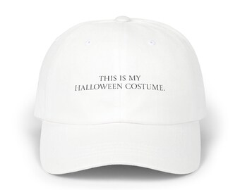 Detta är min Halloween-kostym, roligt citat, keps - basebollkeps, klassisk bollhatt, klassisk pappakeps