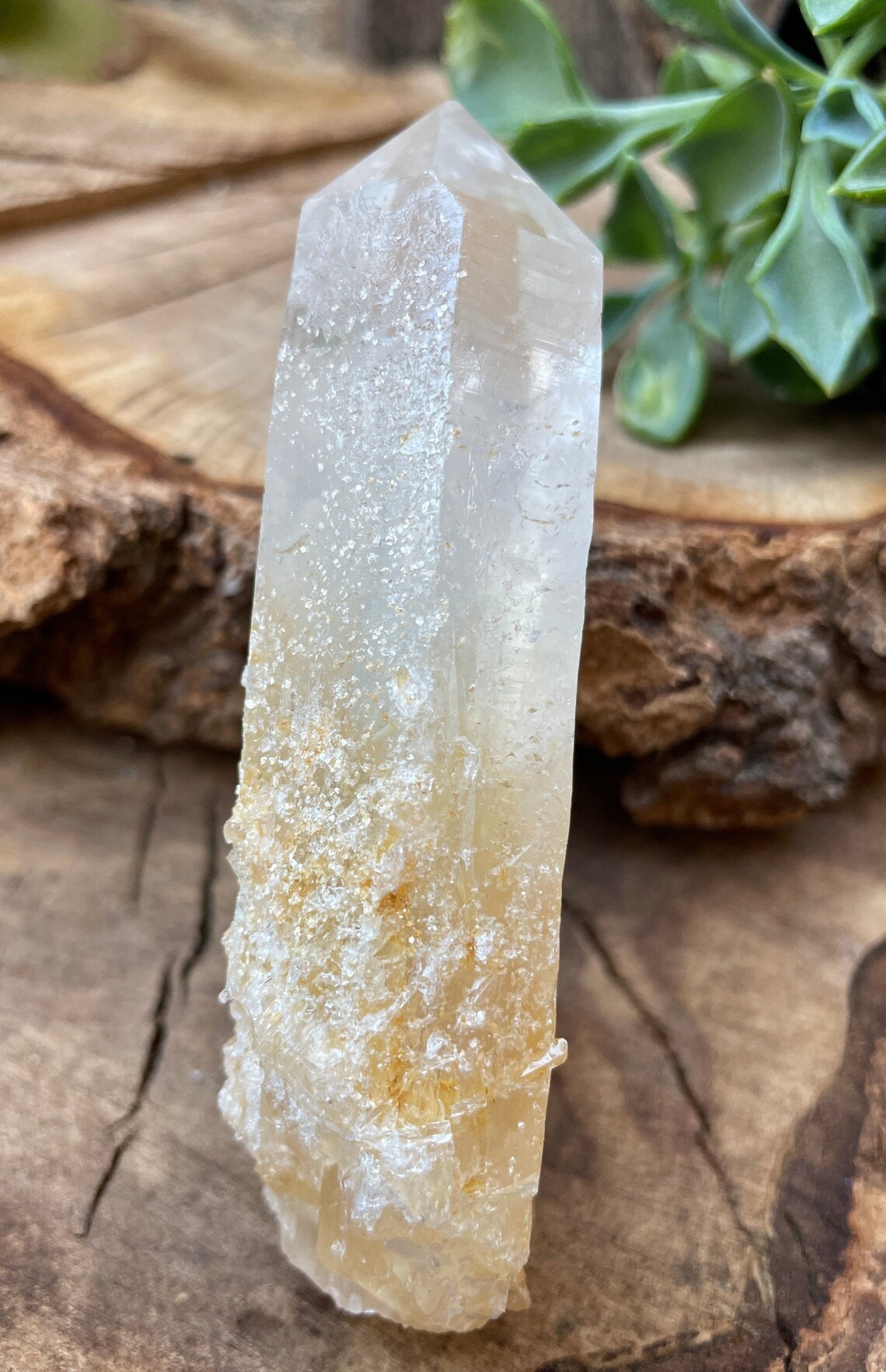 Columbian Blue Smoke Quartz Point from Santander Province ...