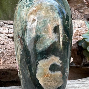 Ocean Jasper Free Form with Sparkling  Druzy