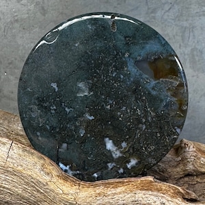 Enchanting Moss Agate Slice