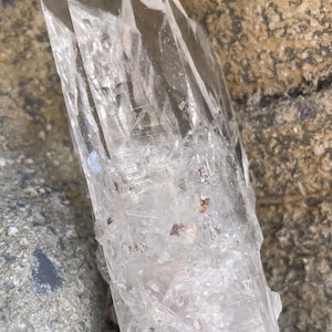 Enchanting Water Clear Lemurian Quartz Crystal from Boyaca, Columbia