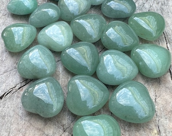 Green Aventurine Mini Heart from Brazil