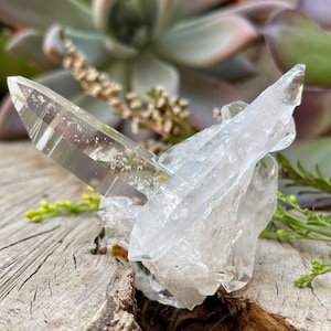 Enchanting Water Clear Lemurian Quartz Crystal from Boyaca, Columbia