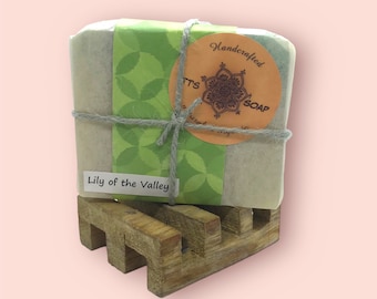 Lily of the Valley vegan soap bar