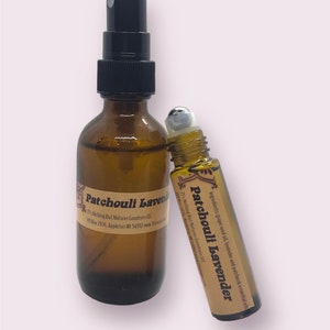 Patchouli Lavender Roll On and Spray Body Spray Fragrance Room Spray