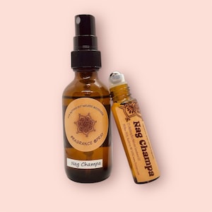 Nag Champa Roll On or Fragrance Spray Vegan Nut Free