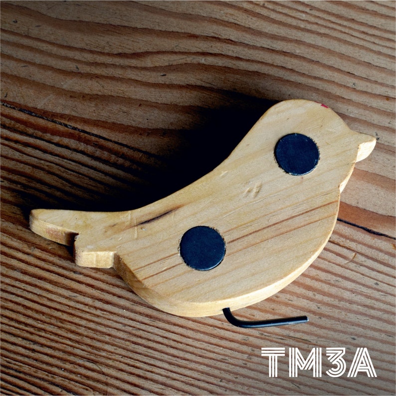 Robin Magnet European Robin Wooden Magnet | Hand Painted Robin Magnet | Robin Magnet ...
