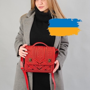 Sac cartable en cuir rouge, sac en cuir véritable, sac en cuir gaufré, porte-documents en cuir, sac à bandoulière, sac à bandoulière, grand sac